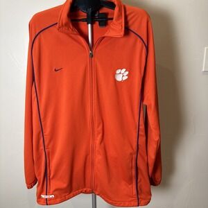 Nike Clemson Tigers Full-Zip Jacket Men's Size: XXL Orange